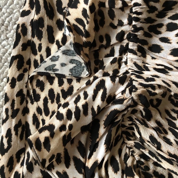 Maje Ricata Ruffled Leopard-Print Dress - Picture 6 of 15